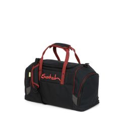 satch Duffle Bag - black, red - Black Volcano