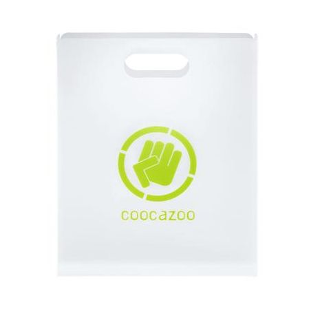 coocazoo Heftbox „FolderHolder“, mit Tragegriff, Weiß/Transparent