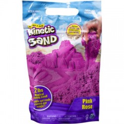Spin Master - Kinetic Sand - Beutel mit magischem Indoor-Spielsand,pink, 907 g