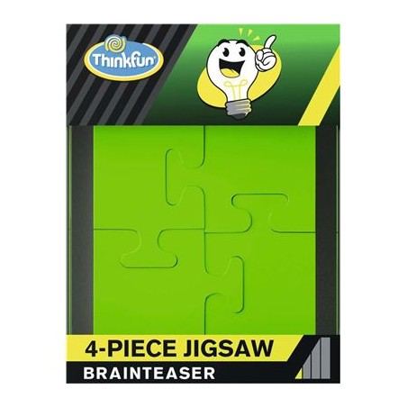 ThinkFun - 4-Teile Puzzle - Brainteaser mit nur 4 Puzzleteilen
