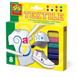 SES Creative - Textilstifte 8er-Pack