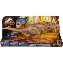 Mattel - Jurassic World Brüllender Kampaction T-Rex