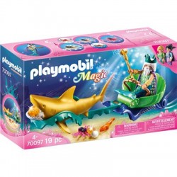 Playmobil® 70097 - Magic - Meereskönig mit Haikutsche
