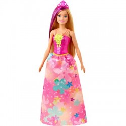 Mattel - Barbie Dreamtopia Prinzessin Puppe blond- und lilafarbenes Haar, Anzieh