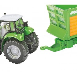 SIKU Farmer - Traktor Deutz mit Joskin Anhängerset