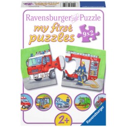 Ravensburger Spiel - my first Puzzle - Einsatzfahrzeuge, 9 x 2 Teile