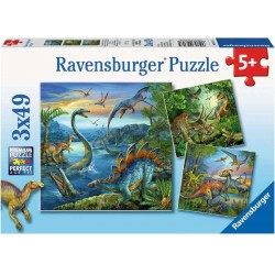 Ravensburger Spiel - Faszination Dinosaurier, 3x49 Teile