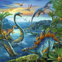 Ravensburger Spiel - Faszination Dinosaurier, 3x49 Teile
