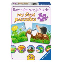Ravensburger Spiel - my first Puzzle - Tiere im Garten, 9x2 Teile