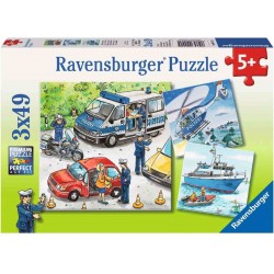 Ravensburger Spiel - Polizeieinsatz, 3x49 Teile
