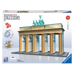 Ravensburger Spiel - 3D Vision Puzzle - Bauwerke - Brandenburger Tor, 324 Teile
