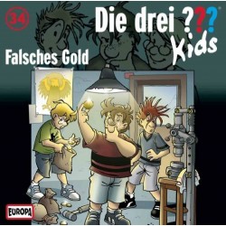 Europa - CD Die drei  Kids Falsches Gold, Folge 34