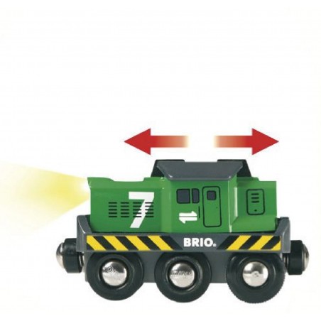 BRIO Bahn - Batterie-Frachtlok