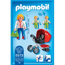 Playmobil® - City Life - In der KiTa: Zwillingskinderwagen