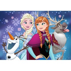 Ravensburger Spiel - Frozen - Nordlichter, 2x24 Teile