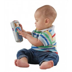 Mattel - Fisher-Price Lernspaß Fernbedienung, Lernspielzeug Baby, Spielzeug Fernbedienung