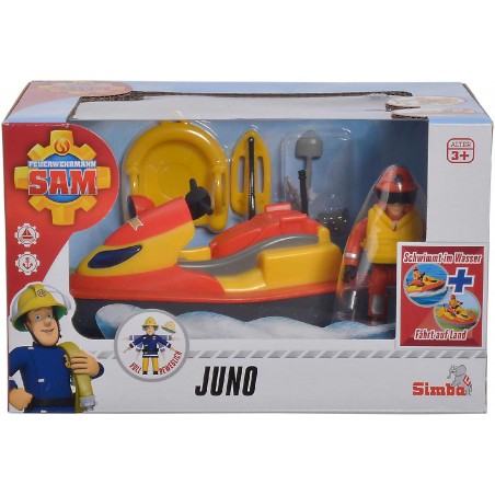 Simba - Feuerwehrmann Sam - Sam Juno, Jet Ski mit Figur