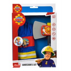 Simba - Feuerwehrmann Sam -  Feuerwehr Handschuhe und Axt