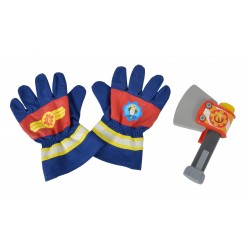 Simba - Feuerwehrmann Sam -  Feuerwehr Handschuhe und Axt