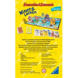 Ravensburger Spiel - Mitbringspiel - Mauseschlau und Bärenstark: Wissen und Lachen