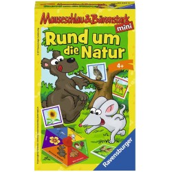 Ravensburger Spiel - Mitbringspiel Mauseschlau und Bärenstark - Rund um die Natur