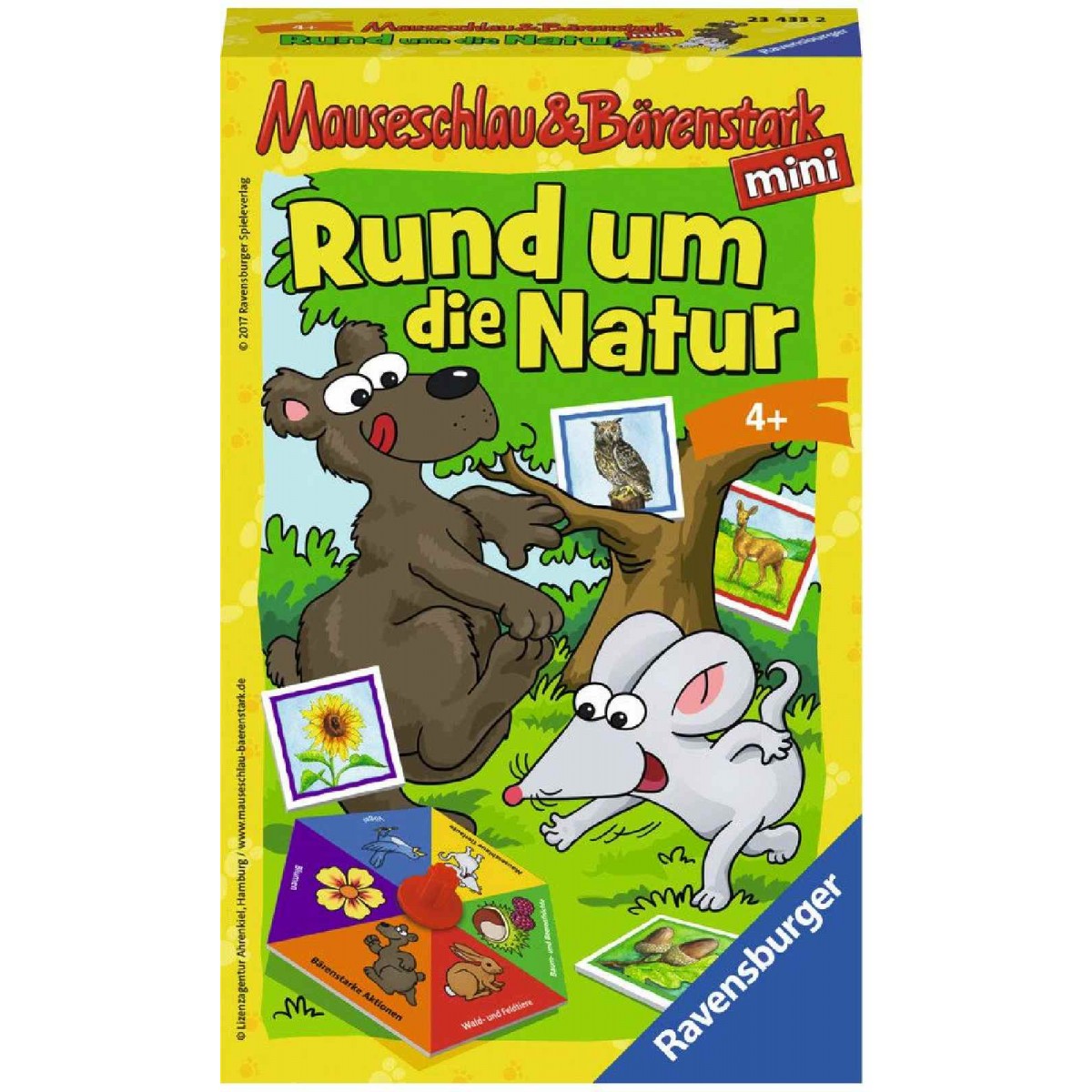 Ravensburger Spiel - Mitbringspiel Mauseschlau und Bärenstark - Rund um die Natur