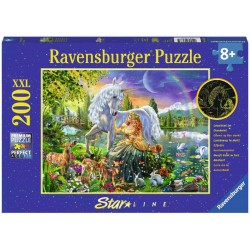 Ravensburger Spiel - Leuchtpuzzle - Magische Feennacht, 200 Teile
