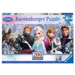 Ravensburger Spiel - Panorama Puzzle - Arendelle im ewigen Eis, 200 XXL-Teile