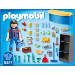 PLAYMOBIL 9457 - City Life - Hausmeister mit Kiosk
