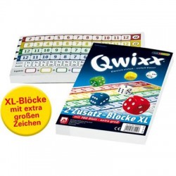 Nürnberger Spielkarten - Qwixx XL - Ersatzblöcke 2er