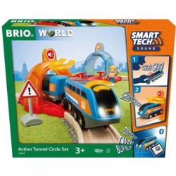 BRIO Bahn - Smart Tech Sound Action Tunnel Circle Set