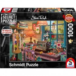Schmidt Spiele - Puzzle - Im Nähzimmer, 1000 Teile