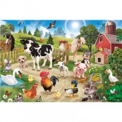 Schmidt Spiele - Animal Club - Bauernhoftiere, 60 Teile