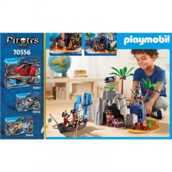 Playmobil® 70556 - Pirates - Pirateninsel mit Schatzversteck