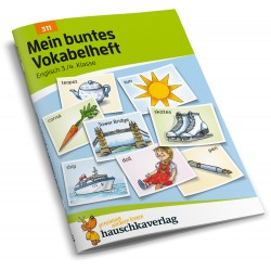 Hauschka Verlag - Mein buntes Vokabelheft. Englisch 3./4. Klasse, A5- Heft