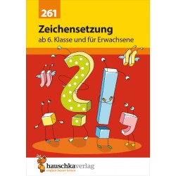 Hauschka Verlag - Zeichensetzung ab 6. Klasse und für Erwachsene, A5- Heft