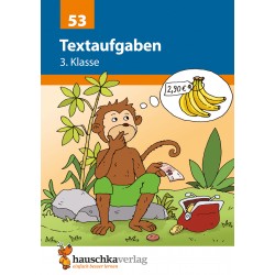 Hauschka Verlag - Textaufgaben 3. Klasse, A5- Heft