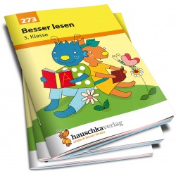 Hauschka Verlag - Besser lesen 3. Klasse, A5- Heft