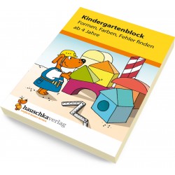 Hauschka Verlag - Kindergartenblock - Formen, Farben, Fehler finden ab 4 Jahre, A5-Block