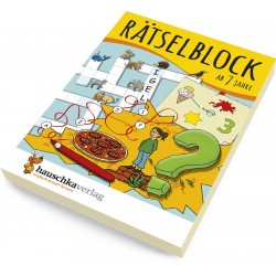Hauschka Verlag - Rätselblock ab 7 Jahre, Band 1, A5-Block