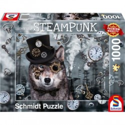 Schmidt Spiele - Puzzle - Steampunk Wolf, 1000 Teile