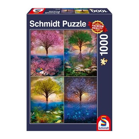 Schmidt Spiele - Puzzle - Zauberbaum am See, 1000 Teile