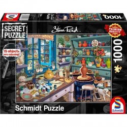 Schmidt Spiele - Puzzle - Künstler-Atelier, 1000 Teile