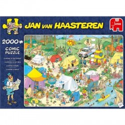 Jumbo Spiele - Jan van Haasteren - Camping im Wald - 2000 Teile